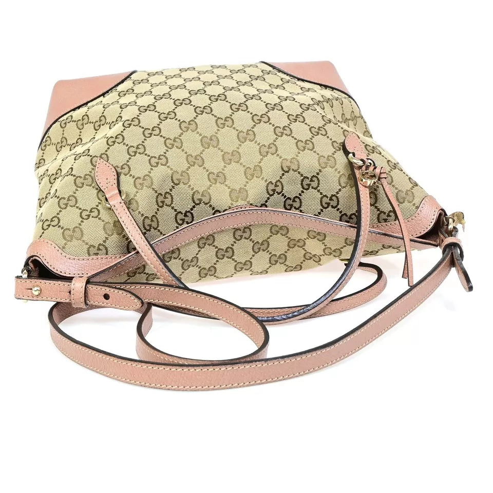 GUCCI Logo GG Pattern 2Way Shoulder Handbag