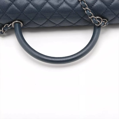 Chanel Coco Handle Caviar Skin 2 Way Shoulder Bag