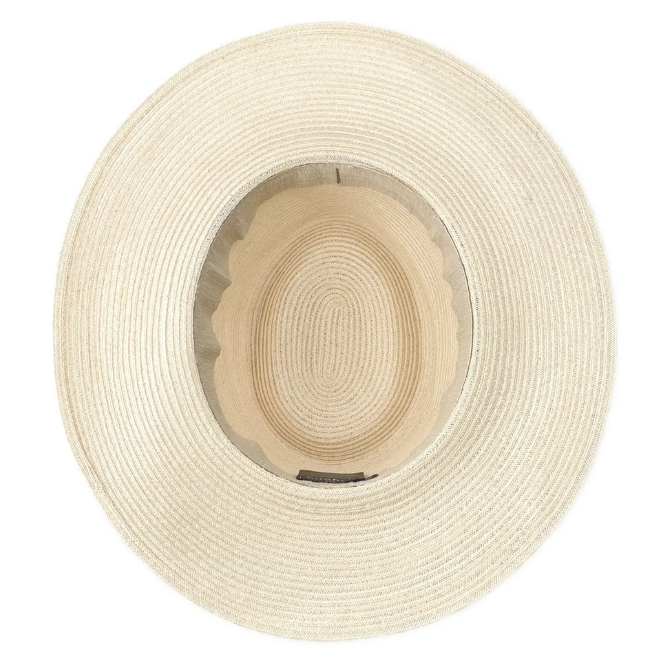 CHANEL CC Logo Ribbon Straw Hat Size M