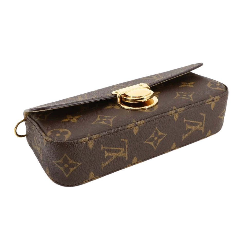LOUIS VUITTON Monogram Pochette Lagoon Glasses Case Pouch