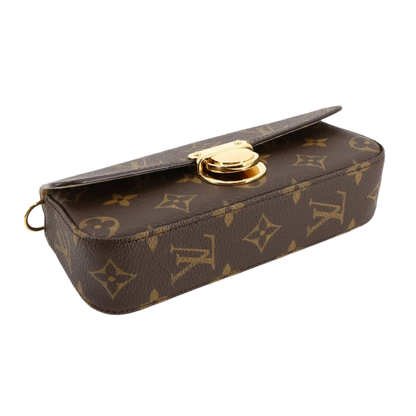 LOUIS VUITTON Monogram Pochette Lagoon Glasses Case Pouch