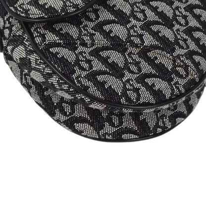 Christian Dior Black Trotter Saddle Handbag