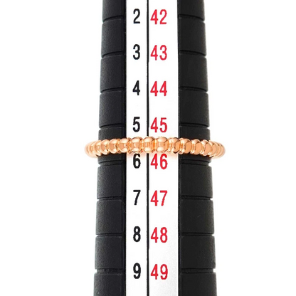 Van Cleef Arpels Perlee Ring Small 18K PG 750 Size 46 3.75(US)