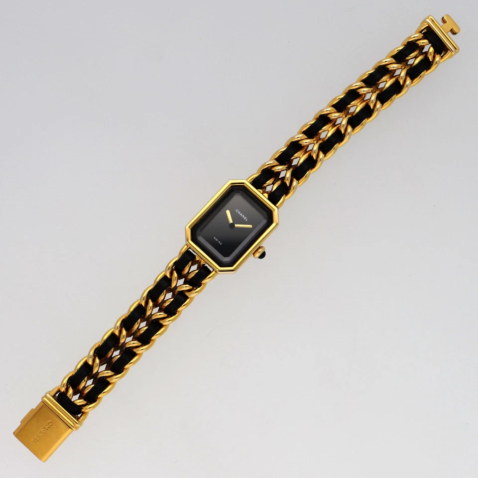 CHANEL Watches Gold Plated Leather Quartz