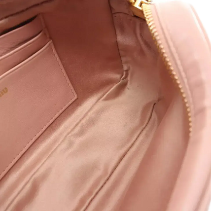 Miu Miu NAPPA IMPUNTURE Chain Shoulder Bag