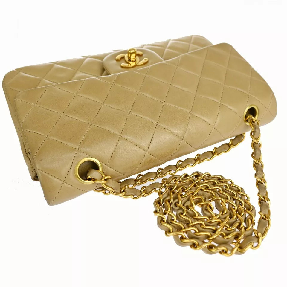 CHANEL CC Matelasse 23 Double Flap Chain Shoulder Bag