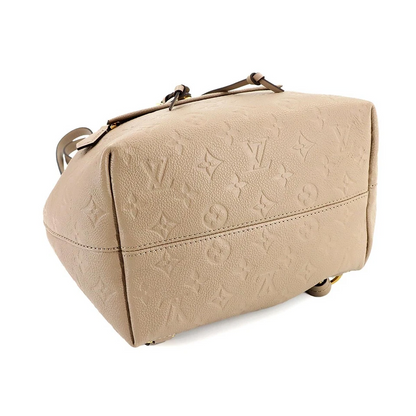 Louis Vuitton Montsouris PM Backpack in Monogram Empreinte Leather (Tourterelle)