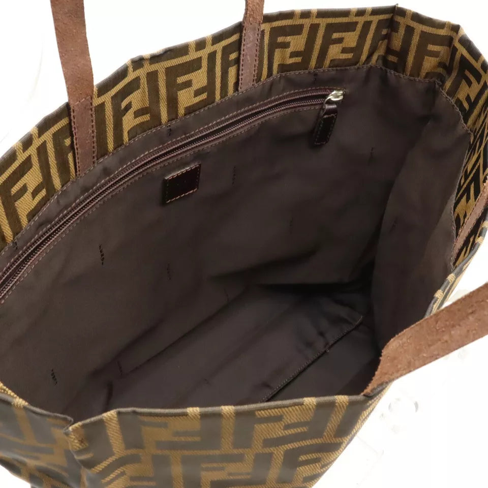 Fendi Zucca Pattern Tote Bag