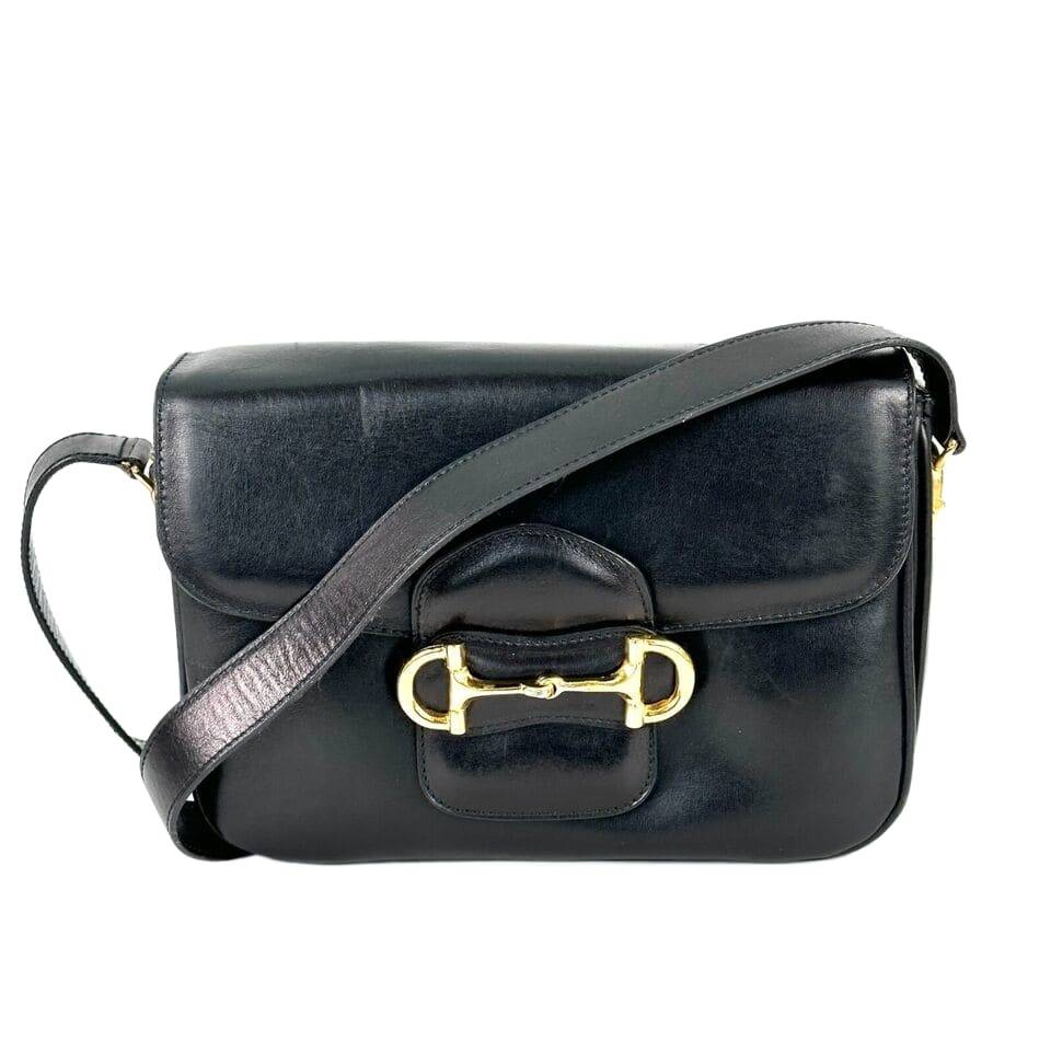 Celine Horse Bit Shoulder Hand Bag Purse Authentic 343