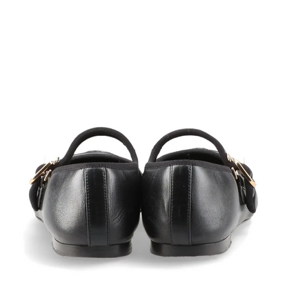 Chanel Coco Mark Matelasse 24S Leather Pumps 38 Ladies' Black Strap Mary