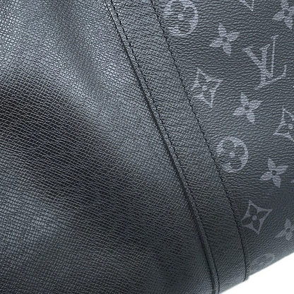 Louis Vuitton Taigarama Keepall Bandoulière 50 in Noir Taiga & Monogram Eclipse