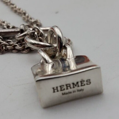 Hermès Amulet Kelly Necklace in 925 Sterling Silver