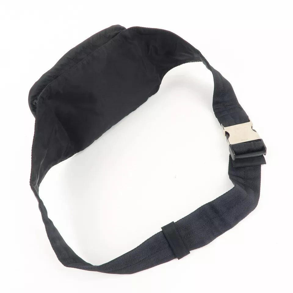 PRADA Nylon Leather Waist Bag