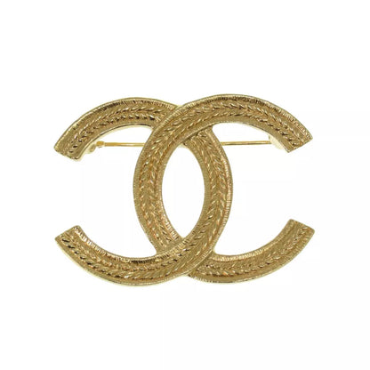 CHANEL CC Mark Vintage Brooch