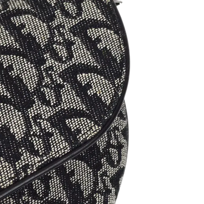 Christian Dior Black Trotter Saddle Handbag