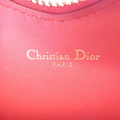 Dior Chain shoulder bag coin purse leather Red crossbody