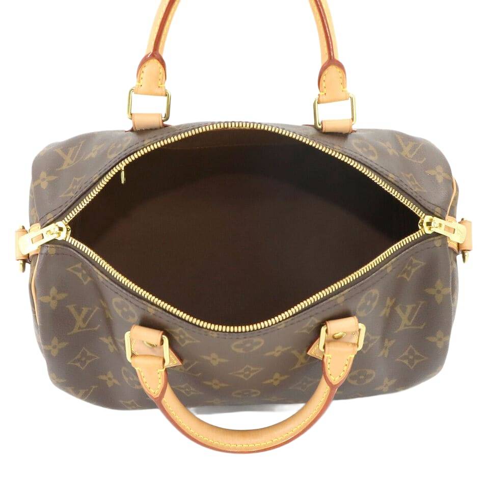 LOUIS VUITTON Monogram Speedy Bandouliere 30 Hand Shoulder Bag