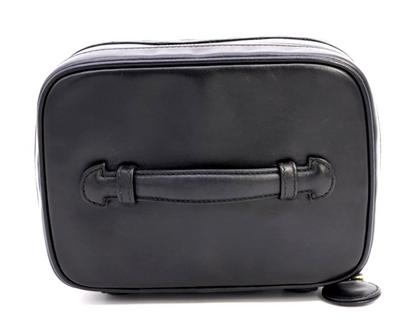 Chanel Matelassé Vanity Bag in Black Leather (Vintage)