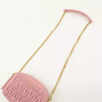 MIU MIU Matelasse Chain Shoulder Bag