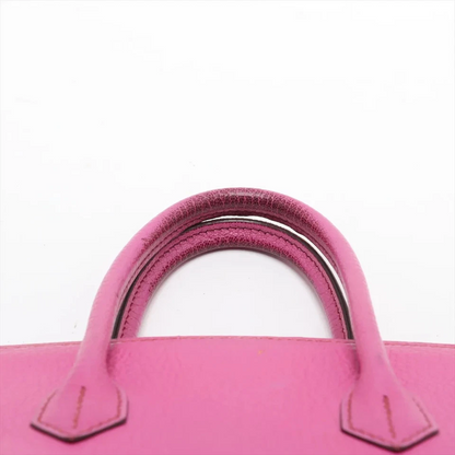 Hermès Haut à Courroies 28 Coromandel Pink Silver Metal Fittings J Stamp 2006