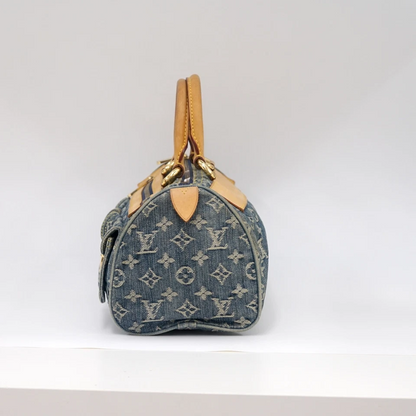 Louis Vuitton Monogram Denim Neo Speedy in Blue