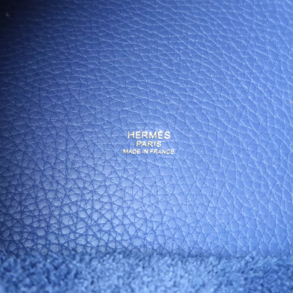 HERMES GHW Picotin GM Hand Bag