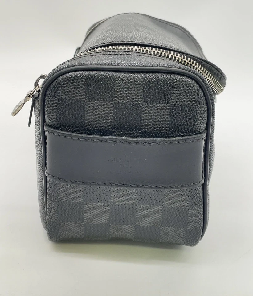 Louis Vuitton Damier Graphite Black Toiletry Pouch