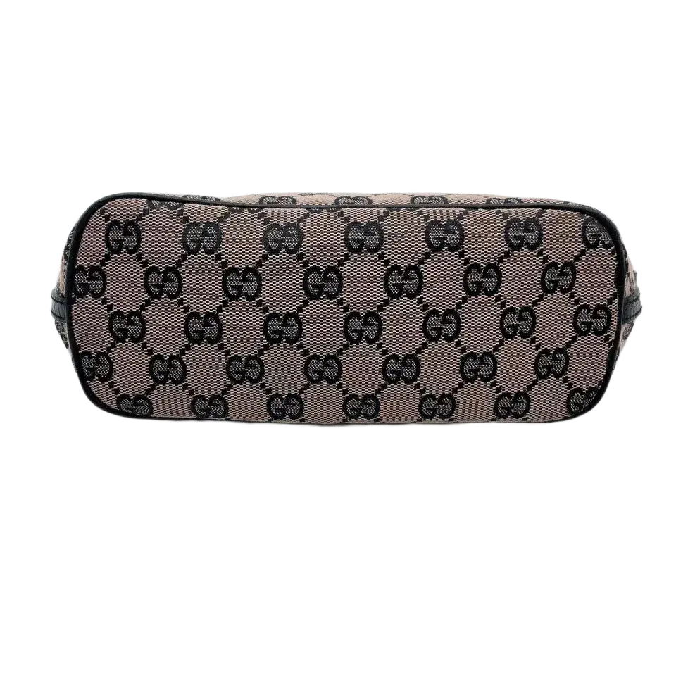 GUCCI Cosmetics Accessory Pouch In Navy GG Canvas