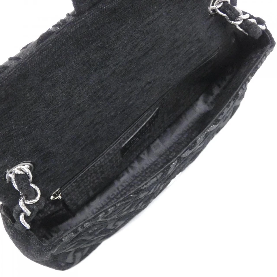 CHANEL CC Patterned Jacquard Flap Handbag