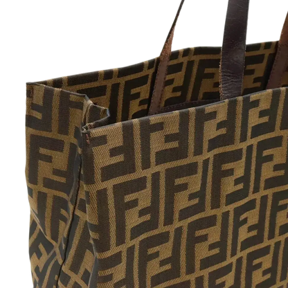Fendi Zucca Pattern Tote Bag