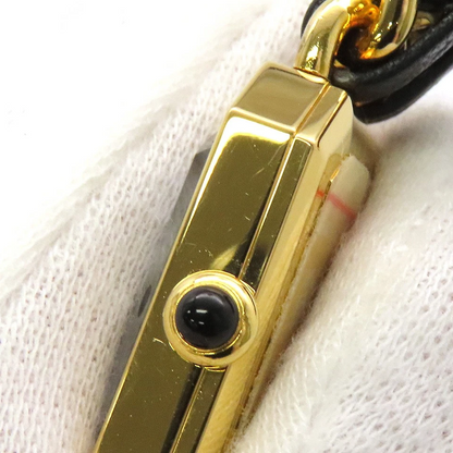 CHANEL Premiere Gold Plated Leather Black Dial