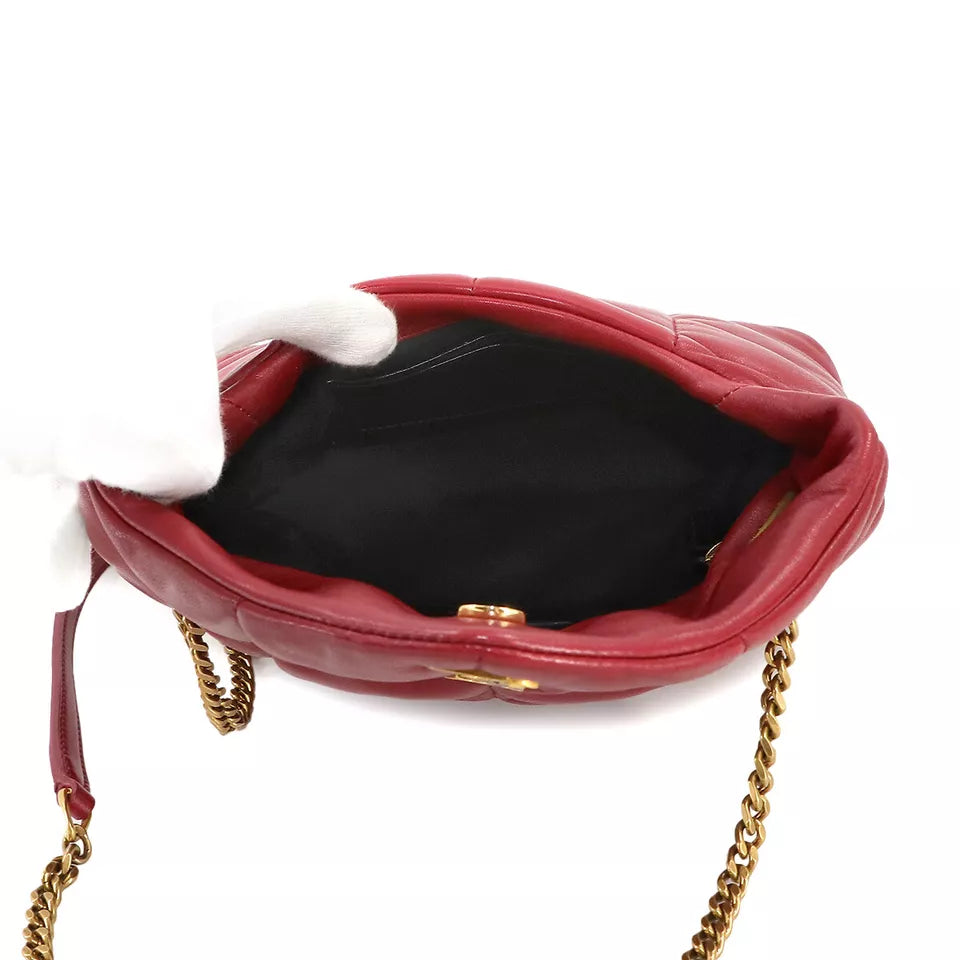 SAINT LAURENT PARIS Loulou Puffer Chain Shoulder Bag