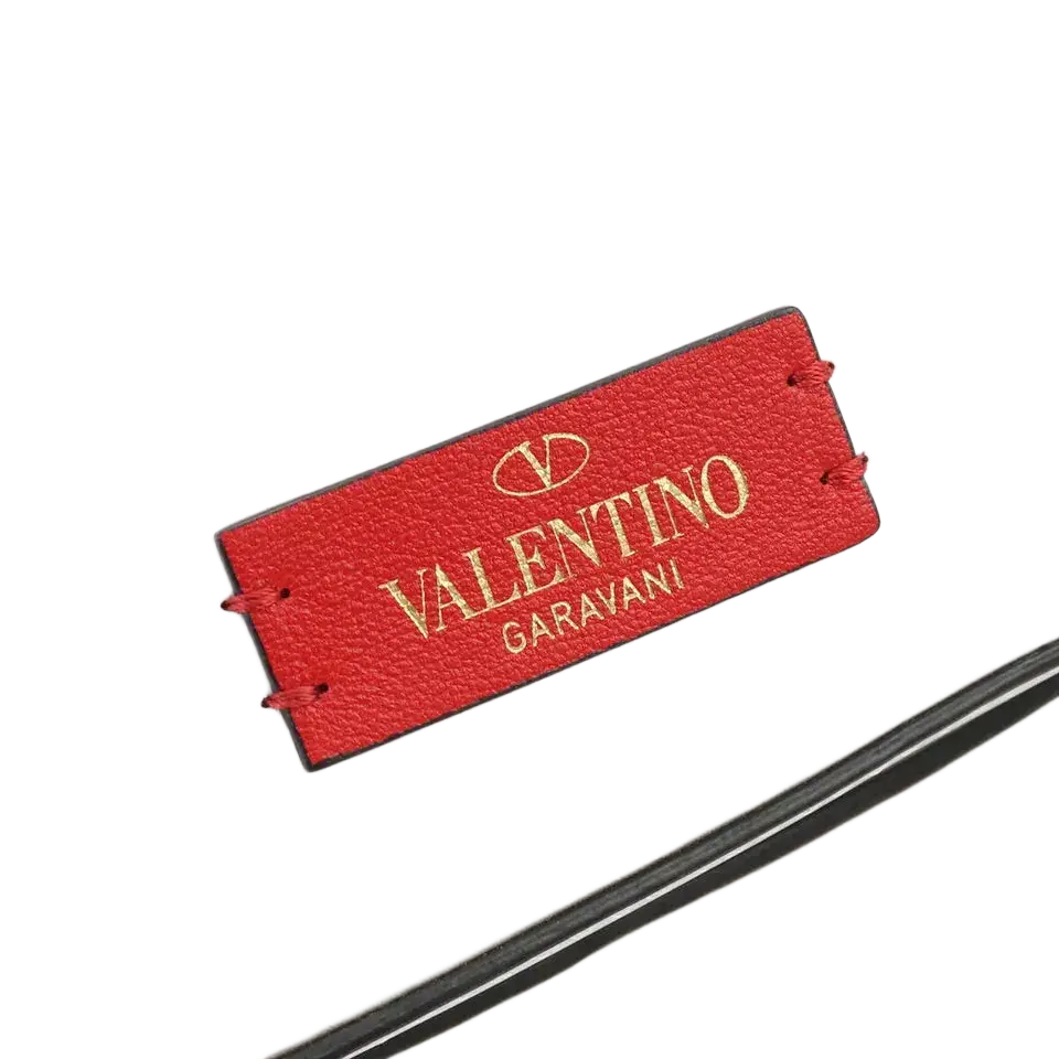 Auth VALENTINO Vlogo Diagonal Shoulder Bag In White Leather