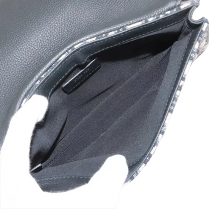 DIOR x HOMME Oblique Saddle Shoulder Bag