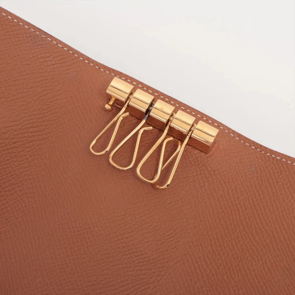 Hermès Bearn Key Case Veau Epsom Key Case Gold Gold Metal Fittings U Stamp 2022