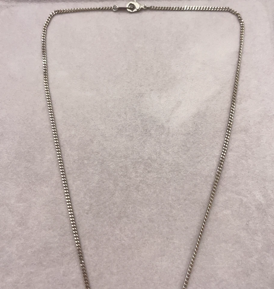 Louis Vuitton Collier Plaque Multi LV Necklace in Silver