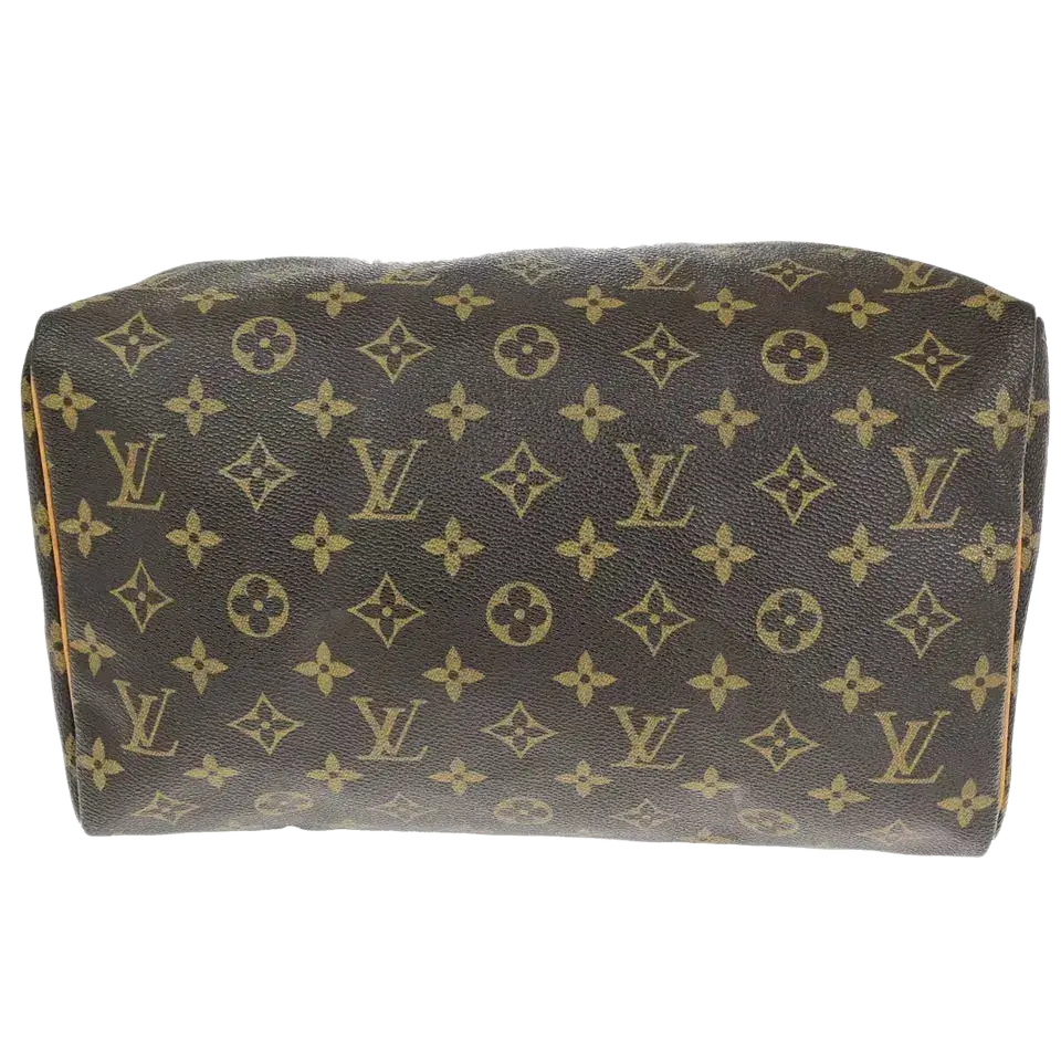 LOUIS VUITTON Speedy 30 Travel Handbag – Brown Monogram Leather