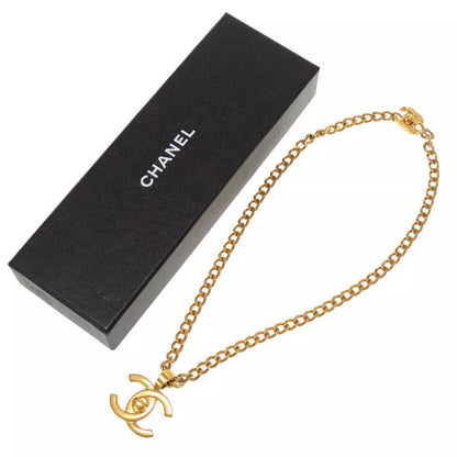 CHANEL Turn Lock Cocomark Necklace