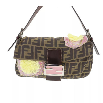 FENDI Zucca Mamma Bucket Handbag