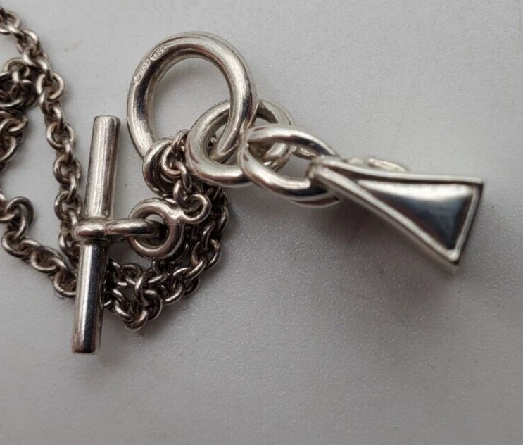 Hermès Amulet Kelly Necklace in 925 Sterling Silver