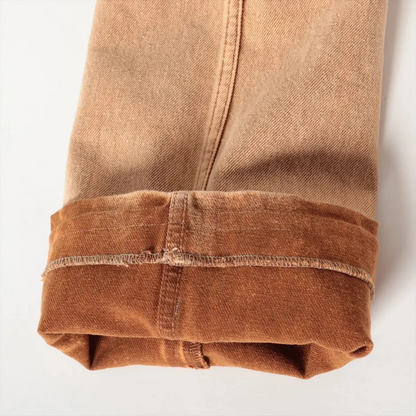 Miu Miu 23SS Cotton Denim Pants 36 Ladies' Brown