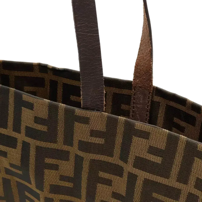 Fendi Zucca Pattern Tote Bag