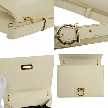 SALVATORE FERRAGAMO Logo Gancini Shoulder Bag