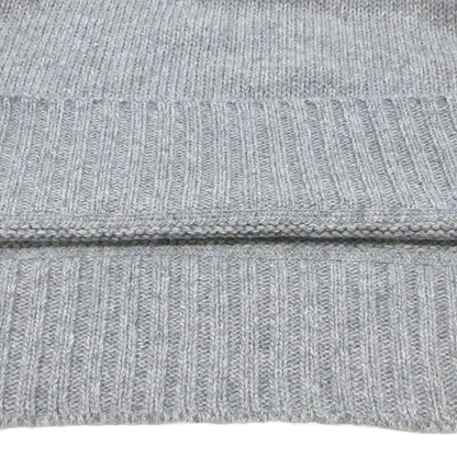 Authentic PRADA Gray Wool and Cashmere Women's Sweater