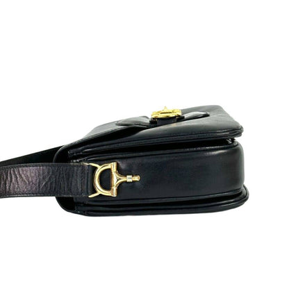 Celine Horse Bit Shoulder Hand Bag Purse Authentic 343
