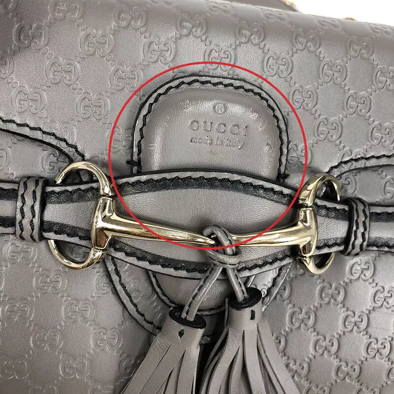 GUCCI Micro Guccisima Chain Shoulder Bag