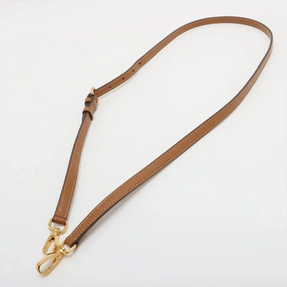 Miu Miu Straws x Leather 2 Way Handbag Beige