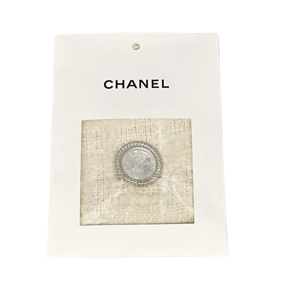 CHANEL Cream White Cotton Polyester Women's Jacket
