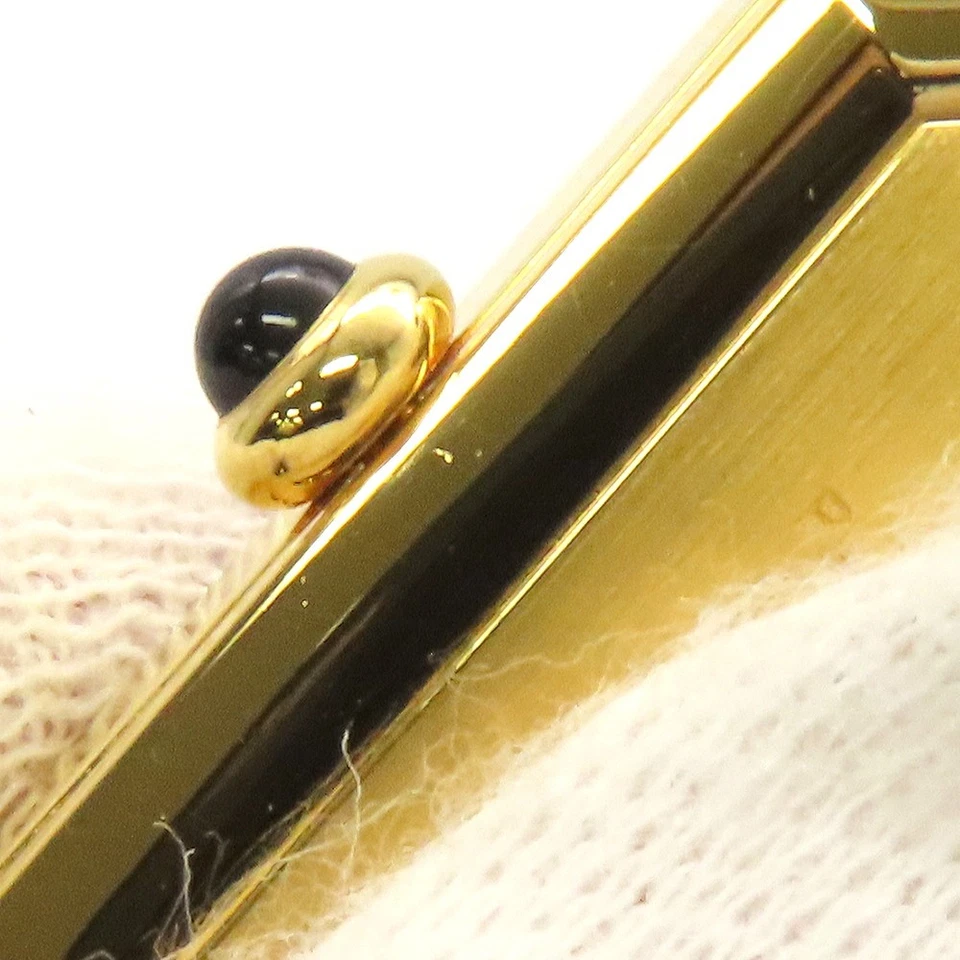 CHANEL Premiere Gold Plated Leather Black Dial