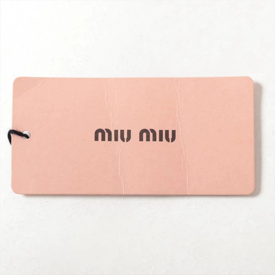Miu Miu 16 Years Lambskin Skirt 38 Ladies' Brown